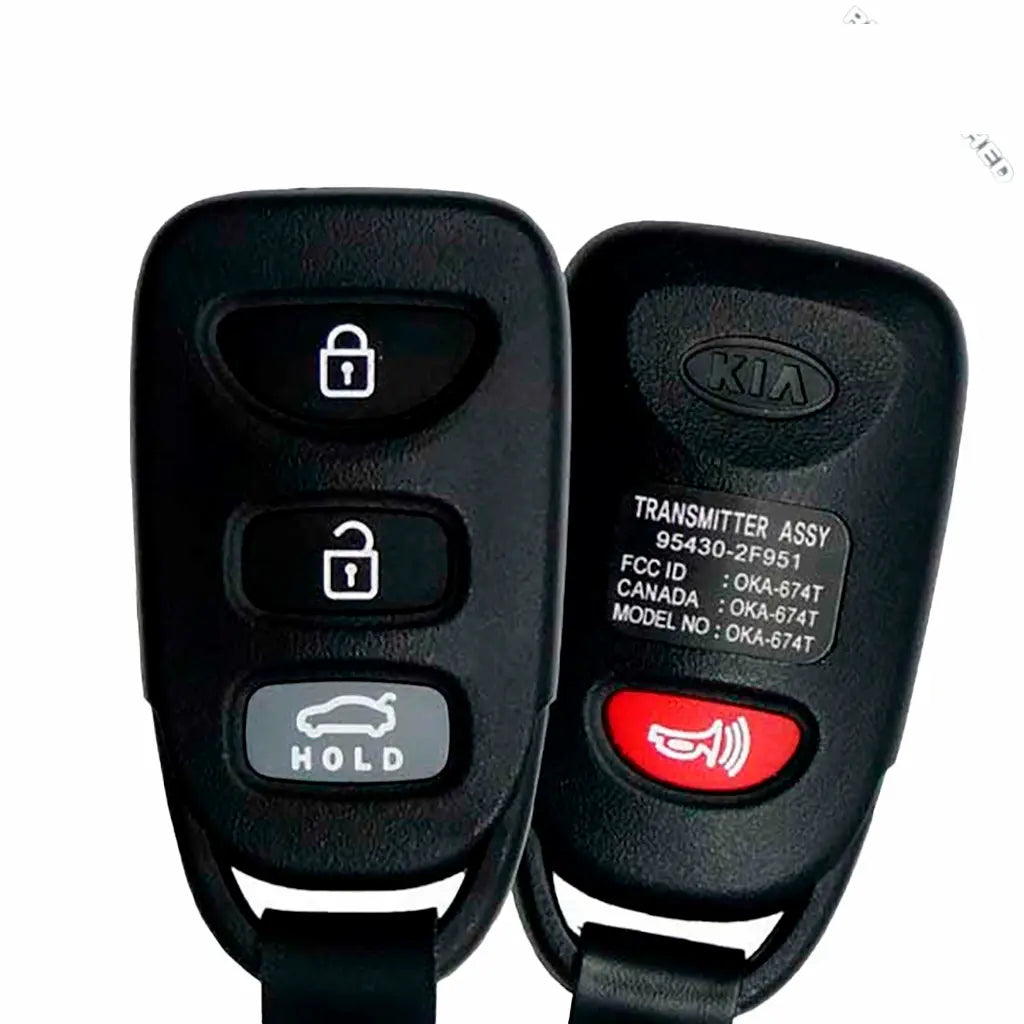 2007-2009 (OEM Refurb) Keyless Entry Remote for Kia Spectra | PN: 95430-2F951 / OKA-674T 2007-2009 (OEM Refurb) Keyless Entry Remote for Kia Spectra | PN: 95430-2F951 / OKA-674T
